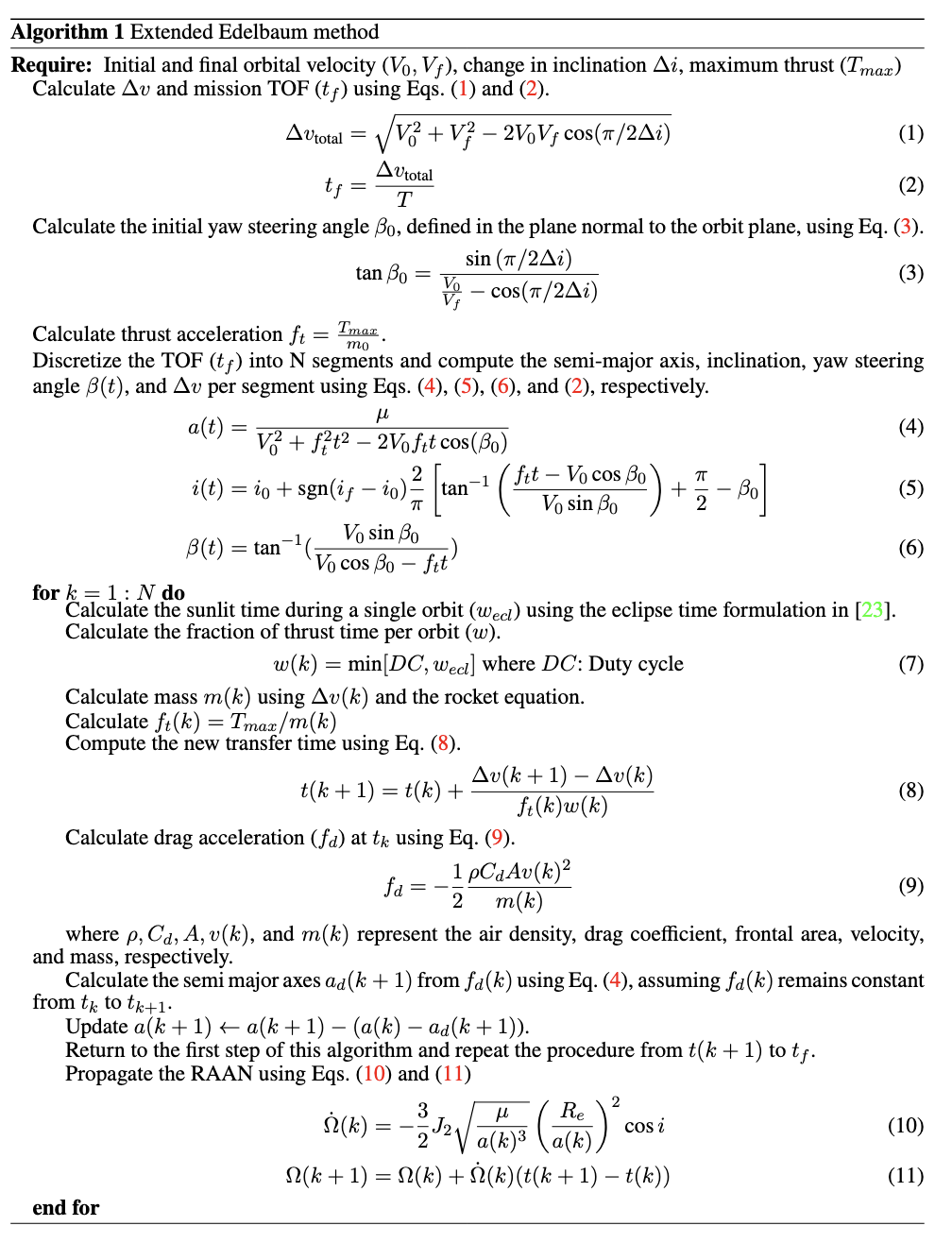 Thrust–phasing–thrust structure